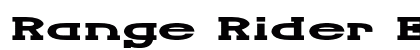 Range Rider Extra-expanded Bold font free download