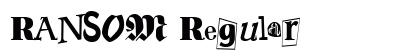 RANSOM Regular font free download