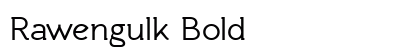 Rawengulk Bold Preview