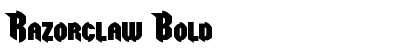 Razorclaw Bold Font Preview