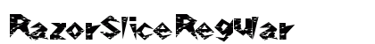 RazorSlice Regular Font Preview