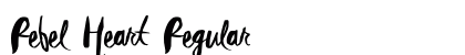 Rebel Heart Regular font free download