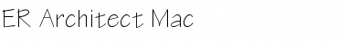 ER Architect Mac Regular Font