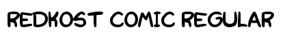 Redkost Comic Regular font free download
