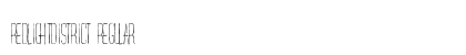 RedlightDistrict Regular font free download