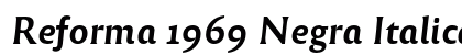 Reforma 1969 Negra Italica Preview