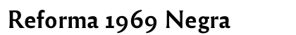 Reforma 1969 Negra Preview