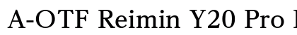 A-OTF Reimin Y20 Pro B Preview