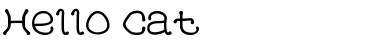HelloCat Regular Font
