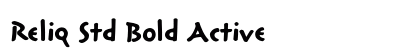 Reliq Std Bold Active Preview