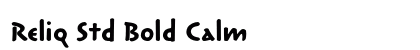 Reliq Std Bold Calm font free download