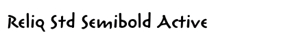 Reliq Std Semibold Active Preview