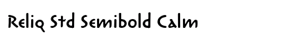 Reliq Std Semibold Calm Preview