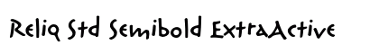 Reliq Std Semibold ExtraActive Preview