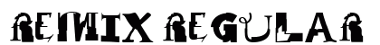 Remix Regular font free download