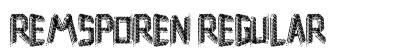 Remsporen Regular font free download