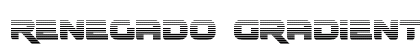 Renegado Gradient Regular font free download