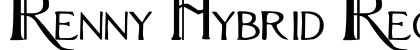 Renny Hybrid Regular font free download