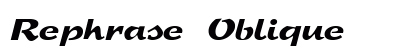 Rephrase Oblique preview