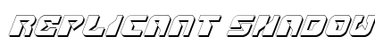 Replicant Shadow Italic Shadow Italic preview