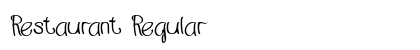 Restaurant Regular Font Restaurant Regular Font Preview