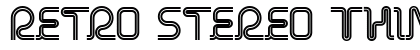 Retro Stereo Thin Regular preview