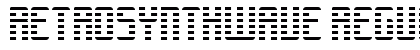 RETROSYNTHWAVE Regular font free download