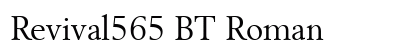 Revival565 BT Roman font free download