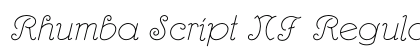 Rhumba Script NF Regular font free download