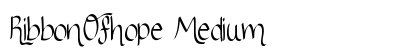 RibbonOfhope Medium Font RibbonOfhope Medium Font Preview