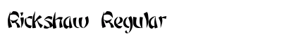 Rickshaw Regular font free download