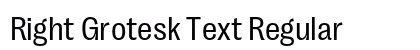 Right Grotesk Text Regular font free download