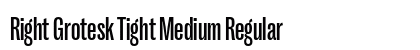 Right Grotesk Tight Medium Regular font free download