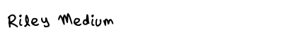 Riley Medium font free download