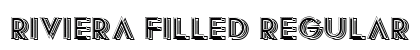 Riviera Filled Regular font free download
