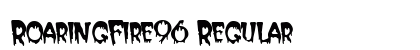RoaringFire96 Regular font free download