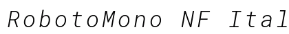 RobotoMono NF Italic font free download
