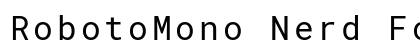 RobotoMono Nerd Font Mono Regular Preview
