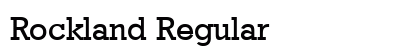 Rockland Regular font free download