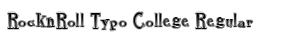 RocknRoll Typo College Regular preview