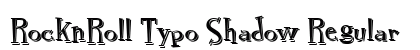 RocknRoll Typo Shadow Regular font free download