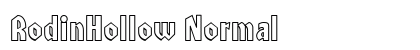 RodinHollow Normal font free download