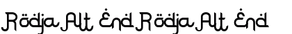Rodja Alt End Rodja Alt End Font Rodja Alt End Rodja Alt End Font Preview
