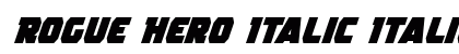 Rogue Hero Italic Preview