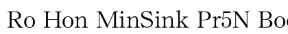 Ro Hon MinSink Pr5N Book font free download