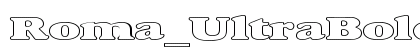 Roma_UltraBold Normal font free download