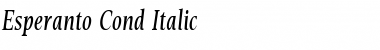 Download Esperanto Cond Font
