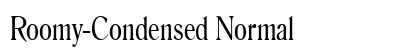 Roomy-Condensed Normal Preview