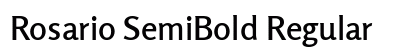 Rosario SemiBold Regular Preview