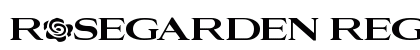 Rosegarden Regular Font Preview